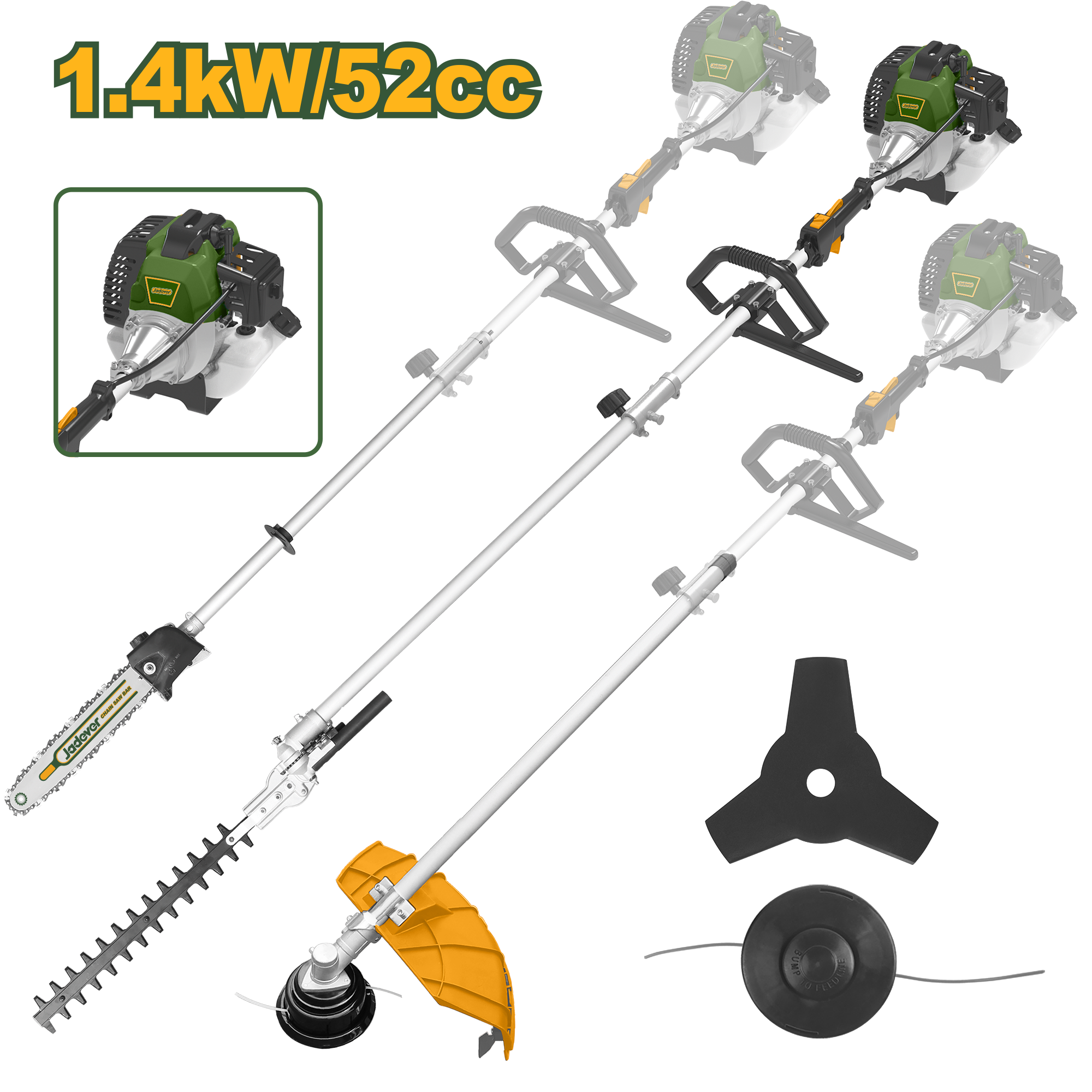 4 IN 1 Gasoline Hedge Trimmer Multi Tools